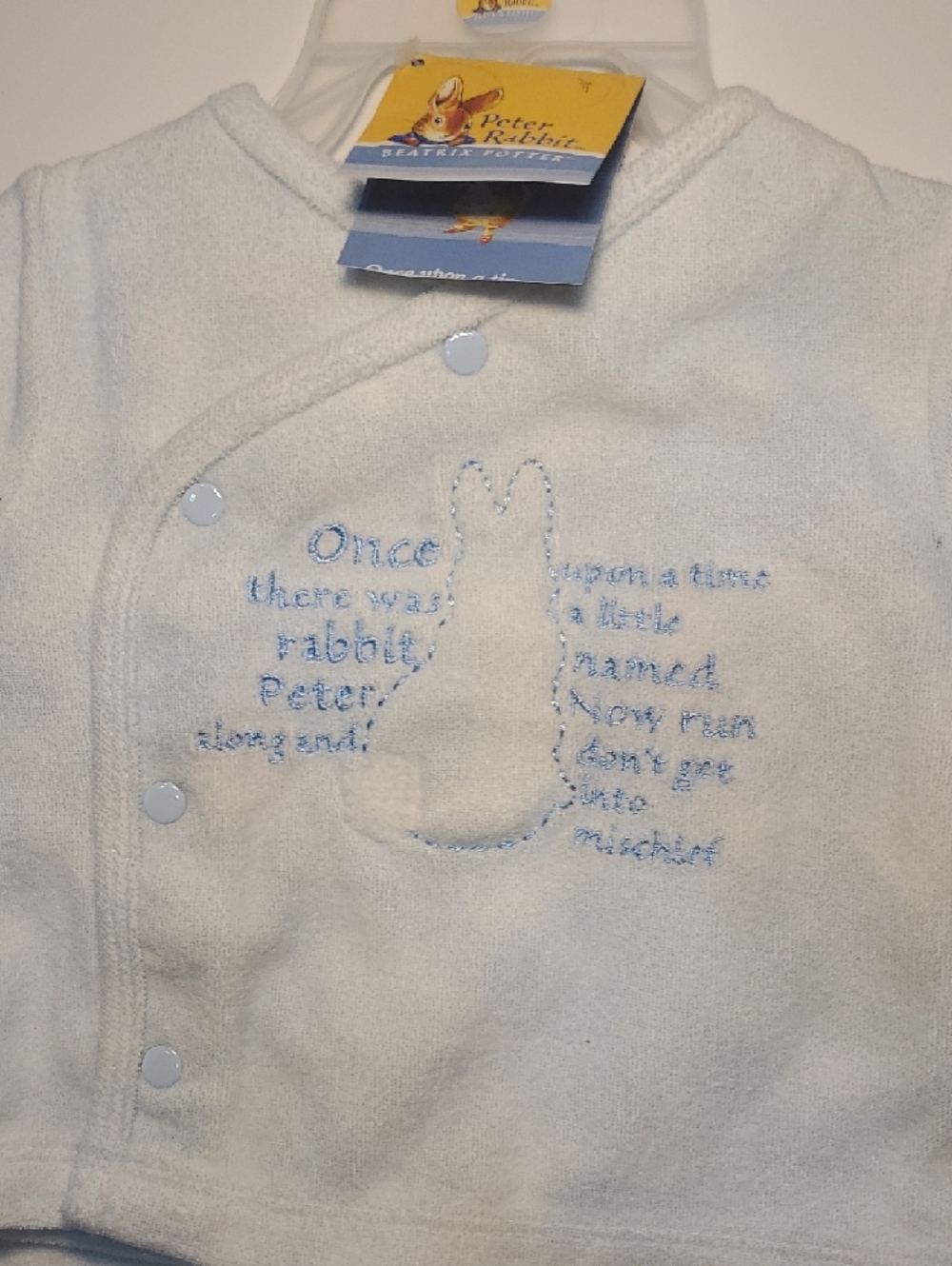 Peter Rabbit Baby Kids Matching Set in Light Blue - Picture 3 of 6